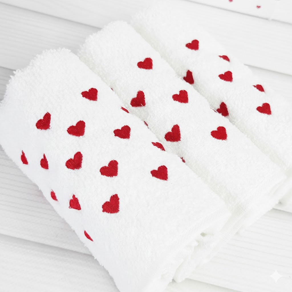 Бамбукові рушники для кухні 30х50см, 3шт/уп, Mame Heart / Набір рушників / Кухонні рушники