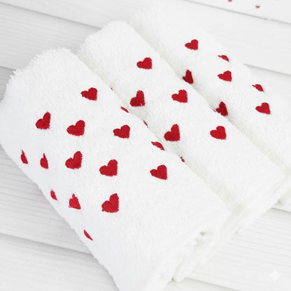 Бамбукові рушники для кухні 30х50см, 3шт/уп, Mame Heart / Набір рушників / Кухонні рушники