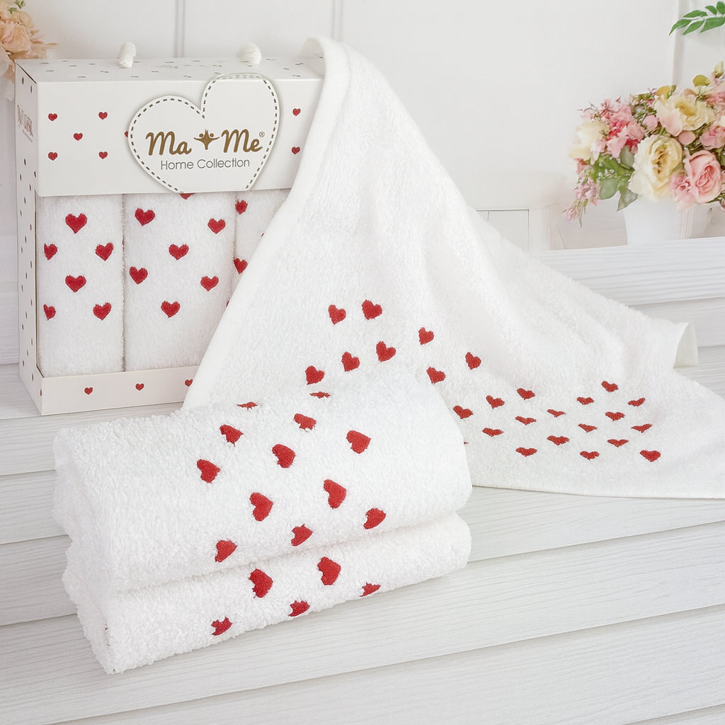 Бамбукові рушники для кухні 30х50см, 3шт/уп, Mame Heart / Набір рушників / Кухонні рушники