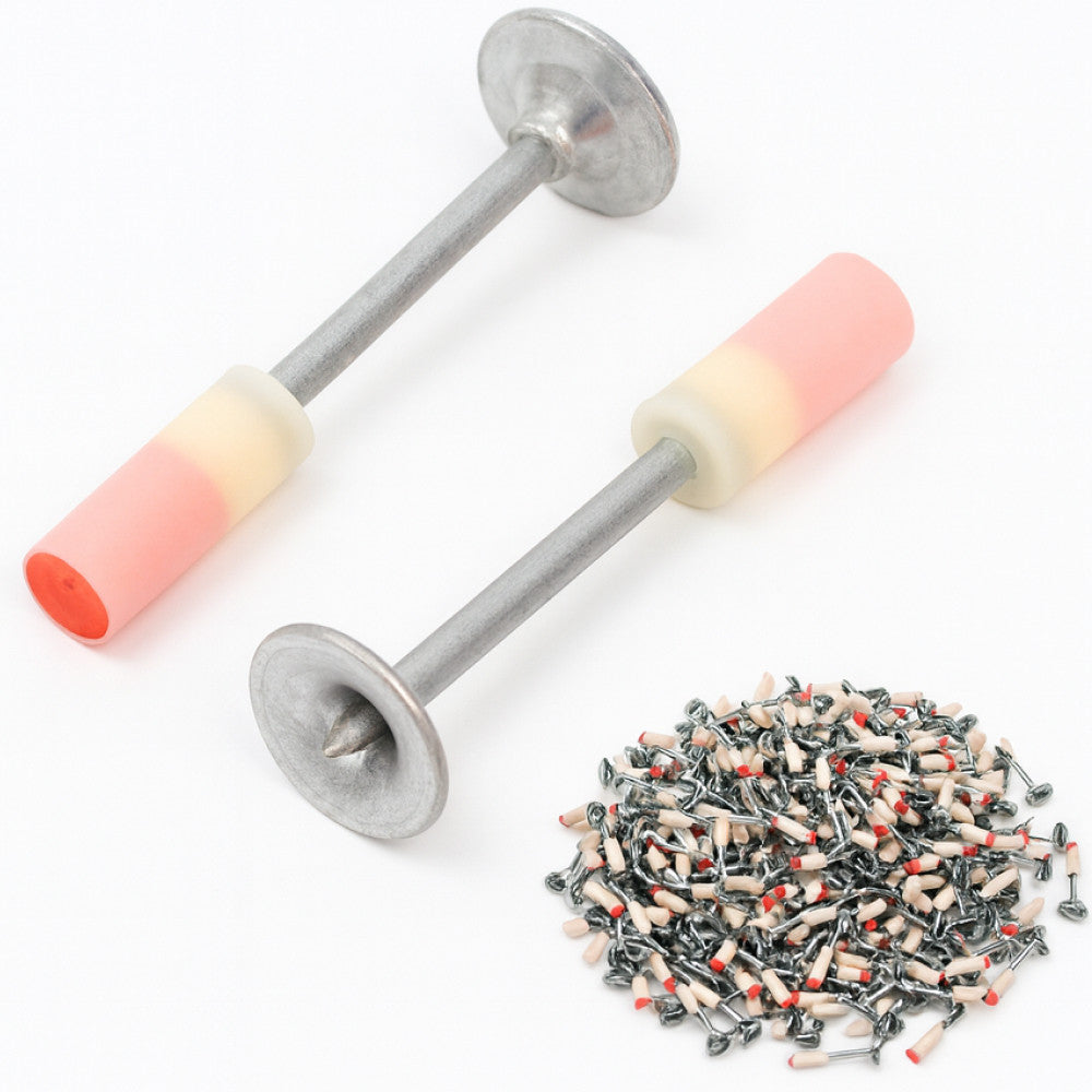 Піроксилінові цвяхи 7,3x27мм з шайбою 16мм / Монтажні цвяхи для ручного гвоздозабивного пістолета