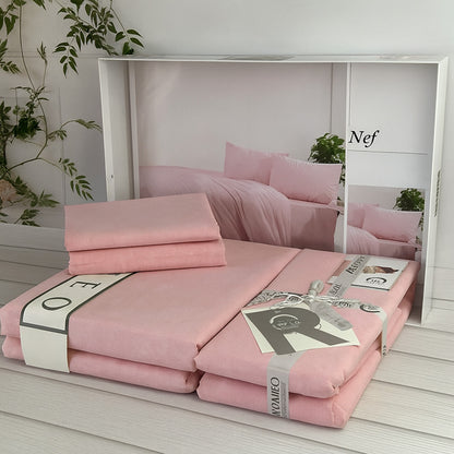 Комплект постільної білизни попліновий, Romeo home Poplin Nef / Набір постільної білизни / Постіль бавовняна