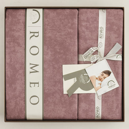 Комплект постільної білизни попліновий, Romeo home Poplin Frel / Набір постільної білизни / Постіль бавовняна