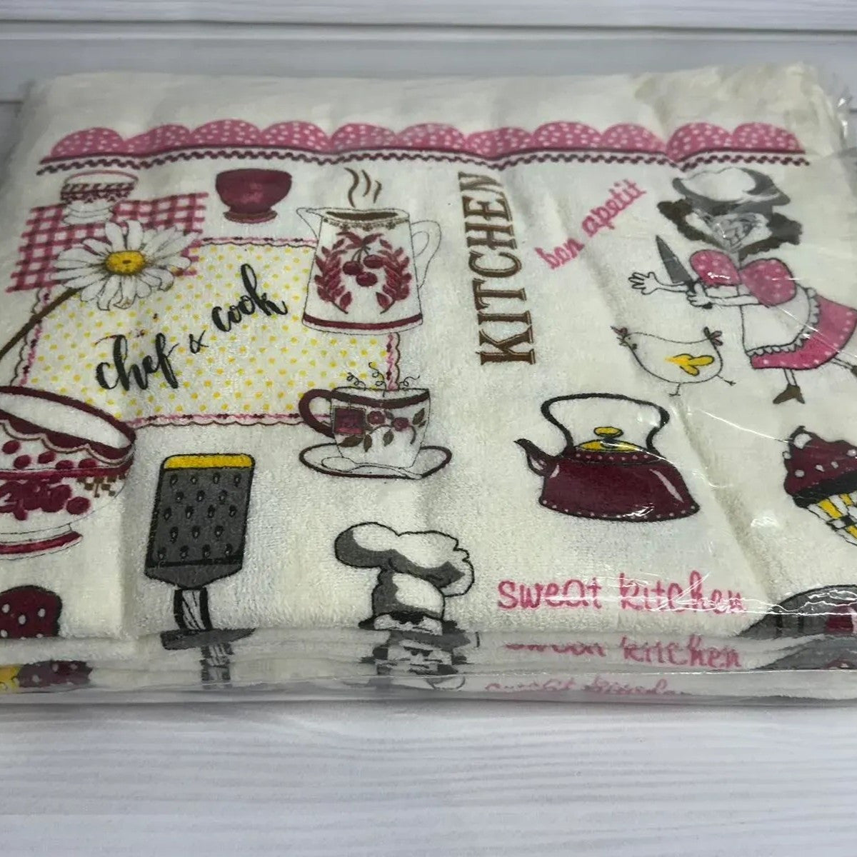 Набір рушників, 12 шт/уп., 40x60 см., ANT Mame / Набір бавовняних рушників / Комплект рушників