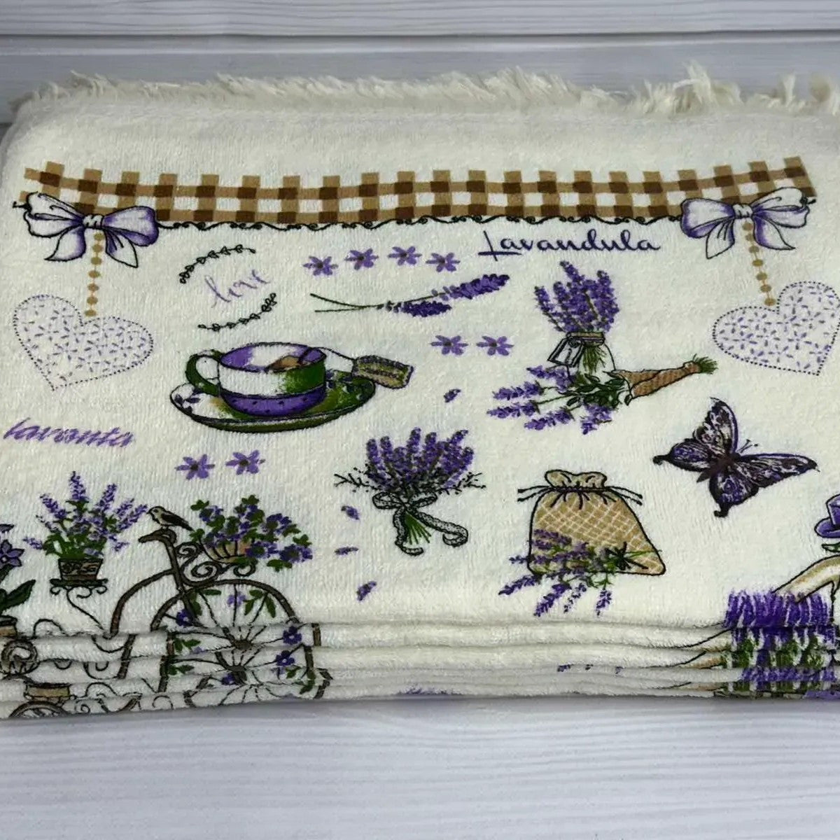 Набір рушників, 12 шт/уп., 40x60 см., ANT Mame / Набір бавовняних рушників / Комплект рушників