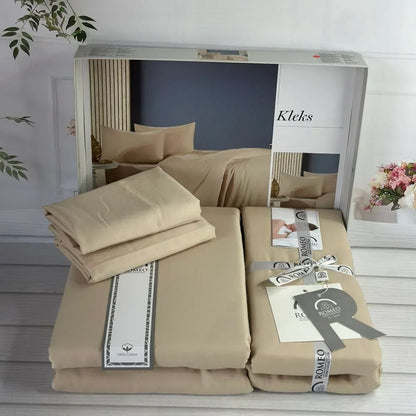Комплект постільної білизни, Євро розмір, Romeo home Kleks / Бавовняна постільна білизна