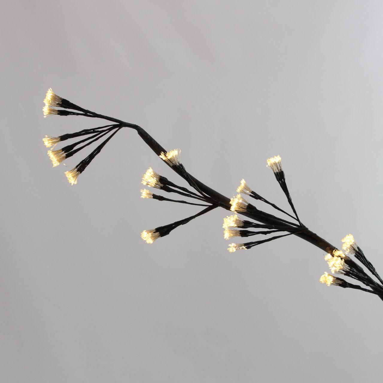 Світлодіодне дерево, 480 LED, 1.5м, USB, Чорний /батарейки / Декоративна LED лампа-нічник / Світильник дерево