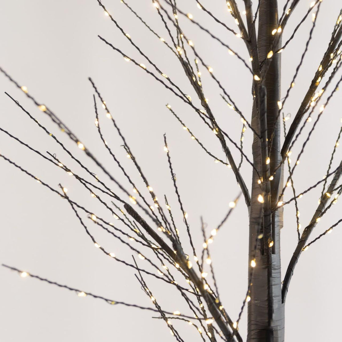 Світлодіодне декоративне дерево, 480 LED, 1.5м, USB, Чорний /батарейки / Декоративна LED лампа-нічник / Світильник дерево