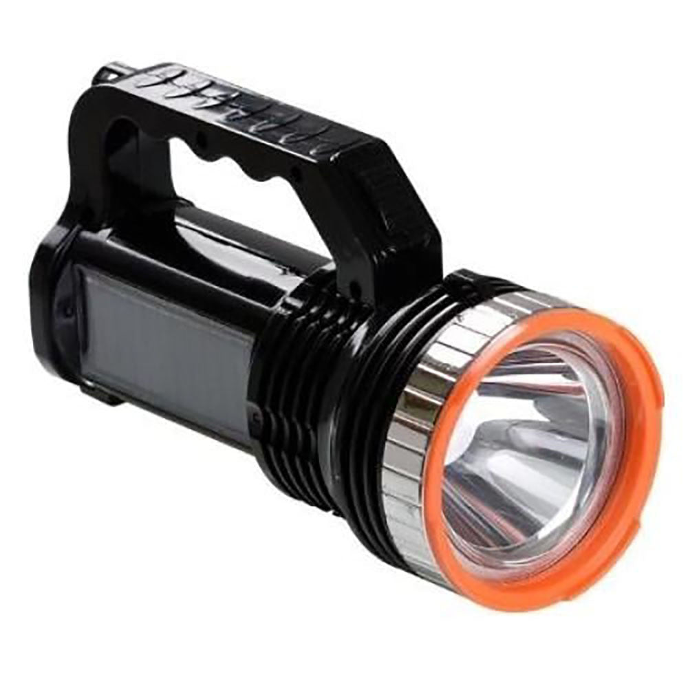 Ручний ліхтар із сонячною панеллю, LED + COB, FEIAN FA-2958, Чорний / Ліхтар-прожектор / Кемпінговий ліхтар акумуляторний
