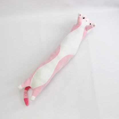 М'яка іграшка подушка Кіт Батон, 130 см, Рожевий / Подушка обіймашка / М'яка іграшка антистрес