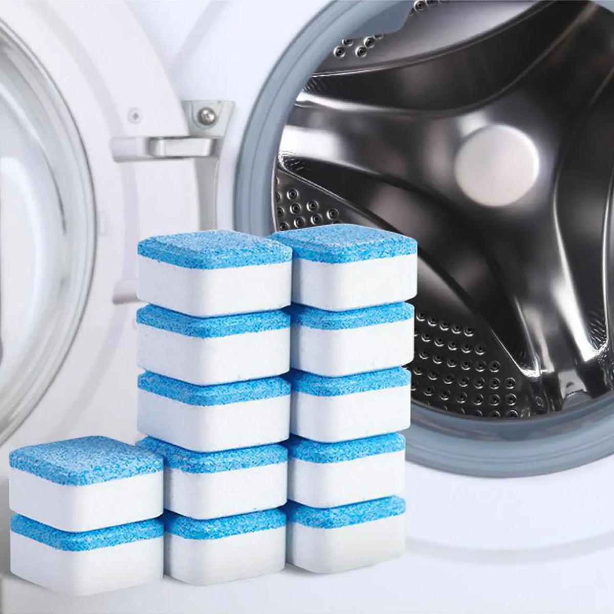 Антибактеріальний засіб для чищення пральної машин 12шт, Washing machine cleaner №2 / Таблетки для пральної машини