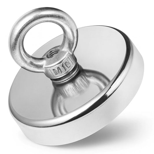 Неодимовий магніт 120мм - 450кг у корпусі із зовнішнім кільцем / Пошуковий магніт / Магніт для пошуків металу