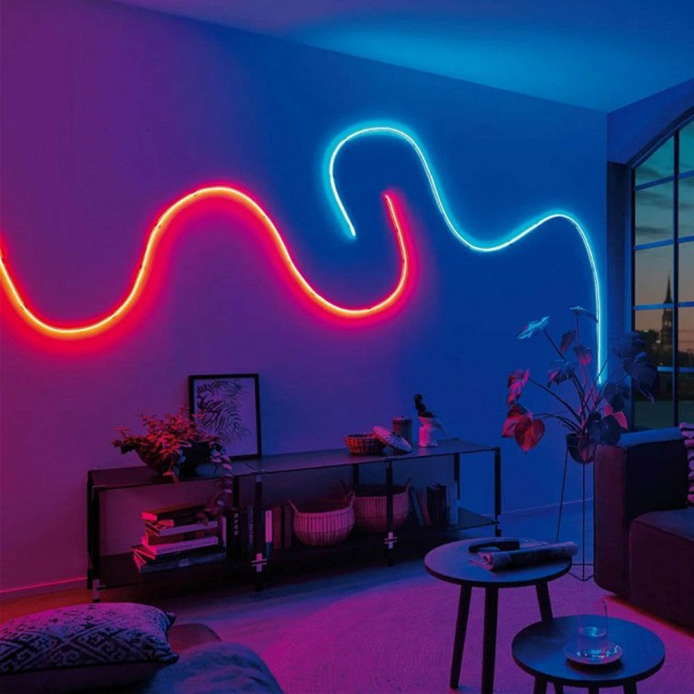 Розумна неонова стрічка, від USB, 3м, Bluetooth + пульт, Rgb / Гнучка RGB стрічка / Світлодіодна стрічка неон / LED стрічка