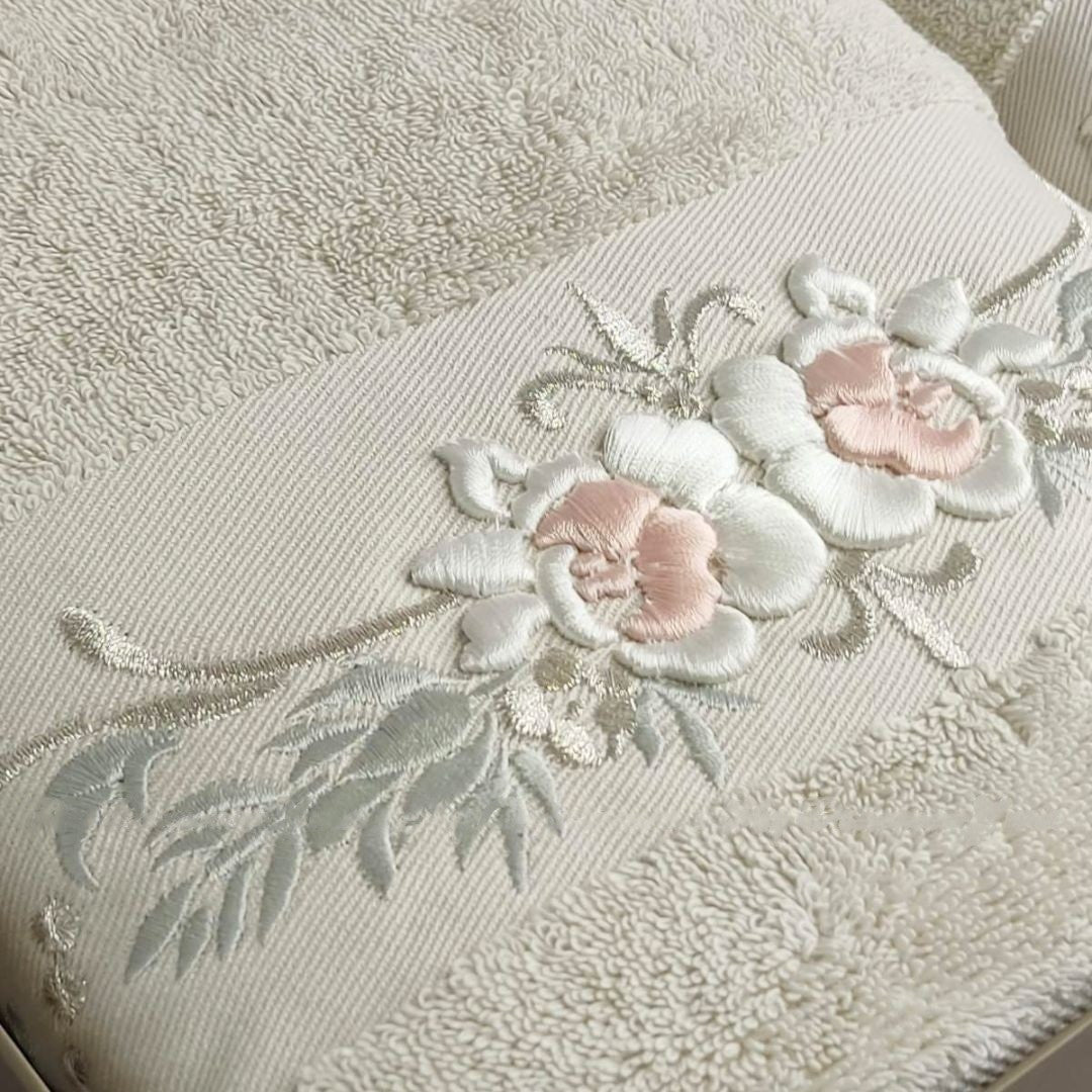 Набір рушників, 6 шт, 70x140 см, Pupilla Eva Rose / Набір рушників із бавовни / Комплект рушників