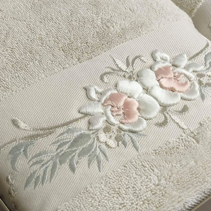 Набір рушників, 6 шт, 70x140 см, Pupilla Eva Rose / Набір рушників із бавовни / Комплект рушників