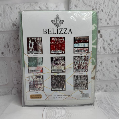 Плед бавовняний 200х240 см, 500 гр/м2, Belizza Butterfly / Покривало з бавовни / Ковдра на ліжко