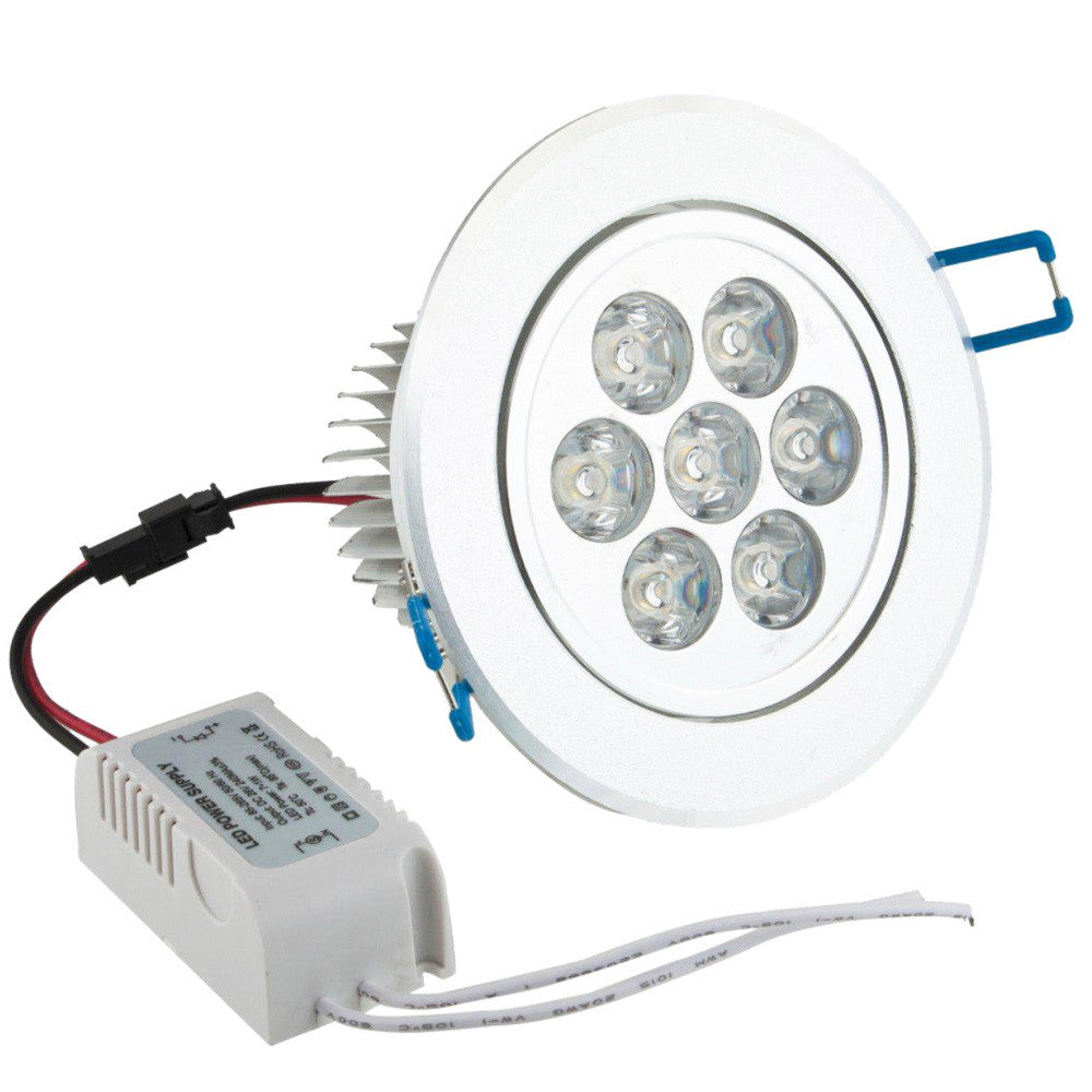 Точковий світильник поворотний 7W, Холодний Білий / LED світильник вбудований / Світлодіодний світильник врізний