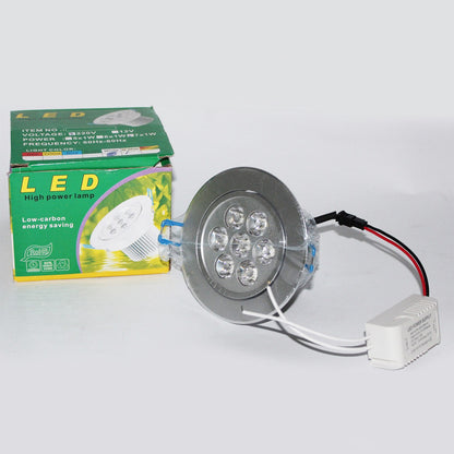 Точковий світильник поворотний 7W, Холодний Білий / LED світильник вбудований / Світлодіодний світильник врізний