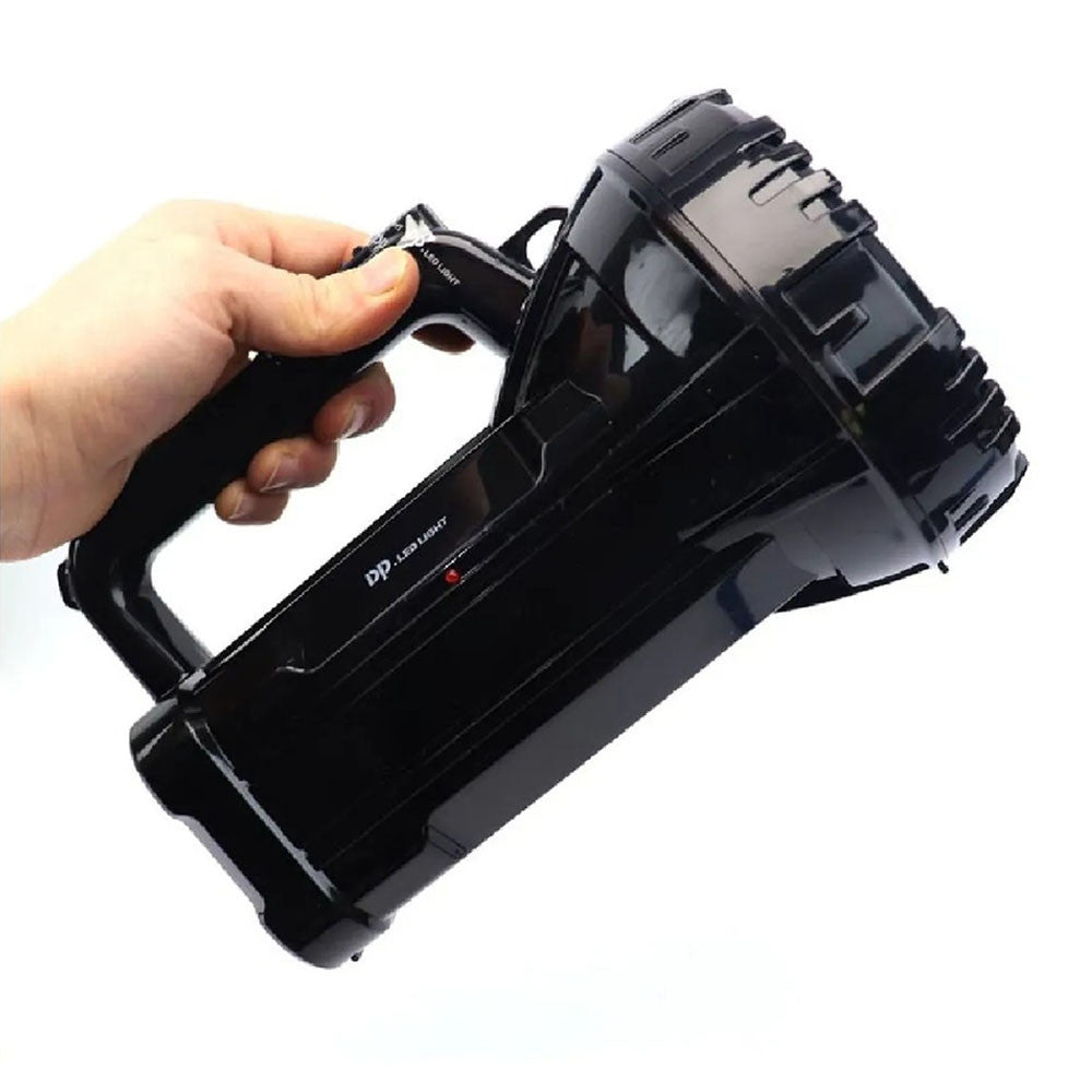 Світлодіодний ліхтар ручний 75Вт, 2800мАч, DP7045B, Чорна / Акумуляторний ліхтар прожектор / Кемпінговий ліхтарик ручний