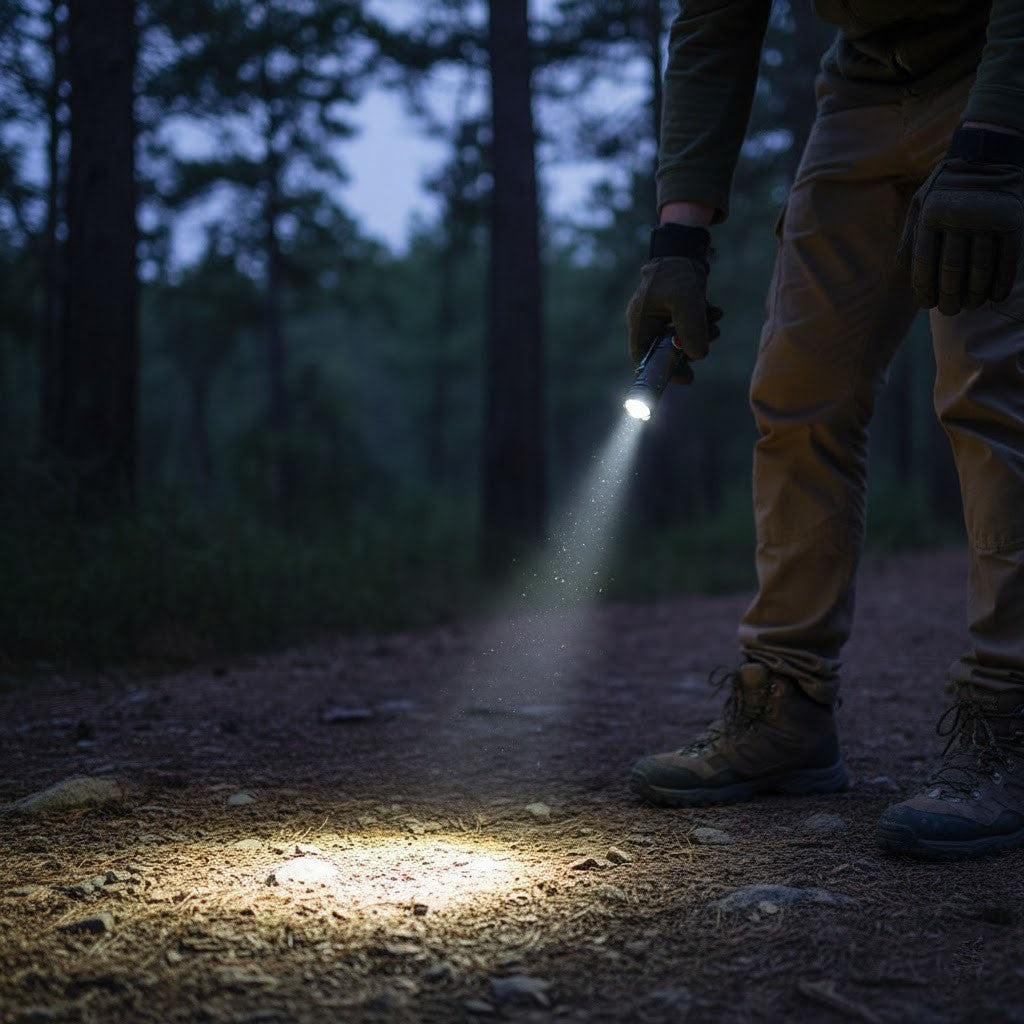 Акумуляторний ліхтар ручний c Zoom, LED + COB, ED31879 (BL669), Чорний / Ліхтар з бічним світлом / Світлодіодний ліхтарик