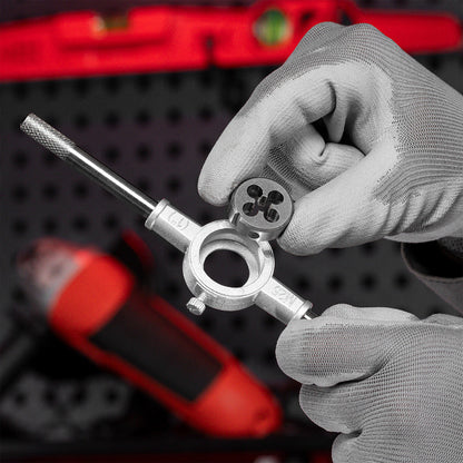 Набір мітчиків та плашок, 20 шт, в кейсі / Плашки / Мітчики / Плашки для нарізування різьби