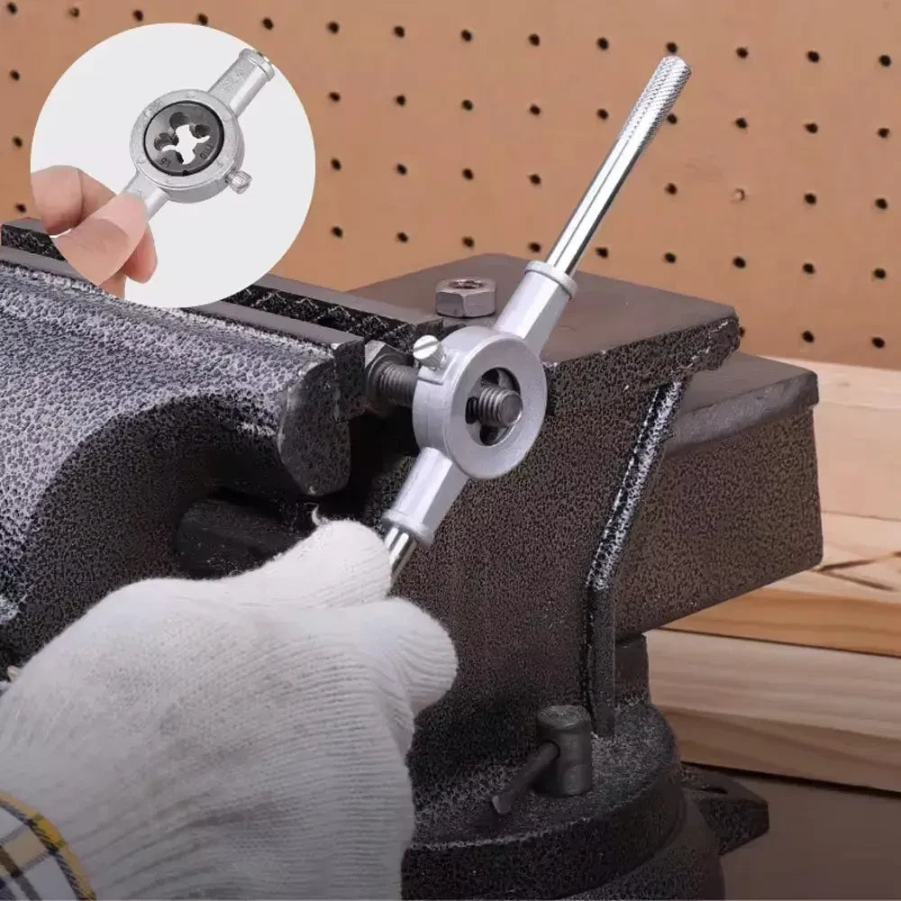 Набір мітчиків та плашок, 20 шт, в кейсі / Плашки / Мітчики / Плашки для нарізування різьби