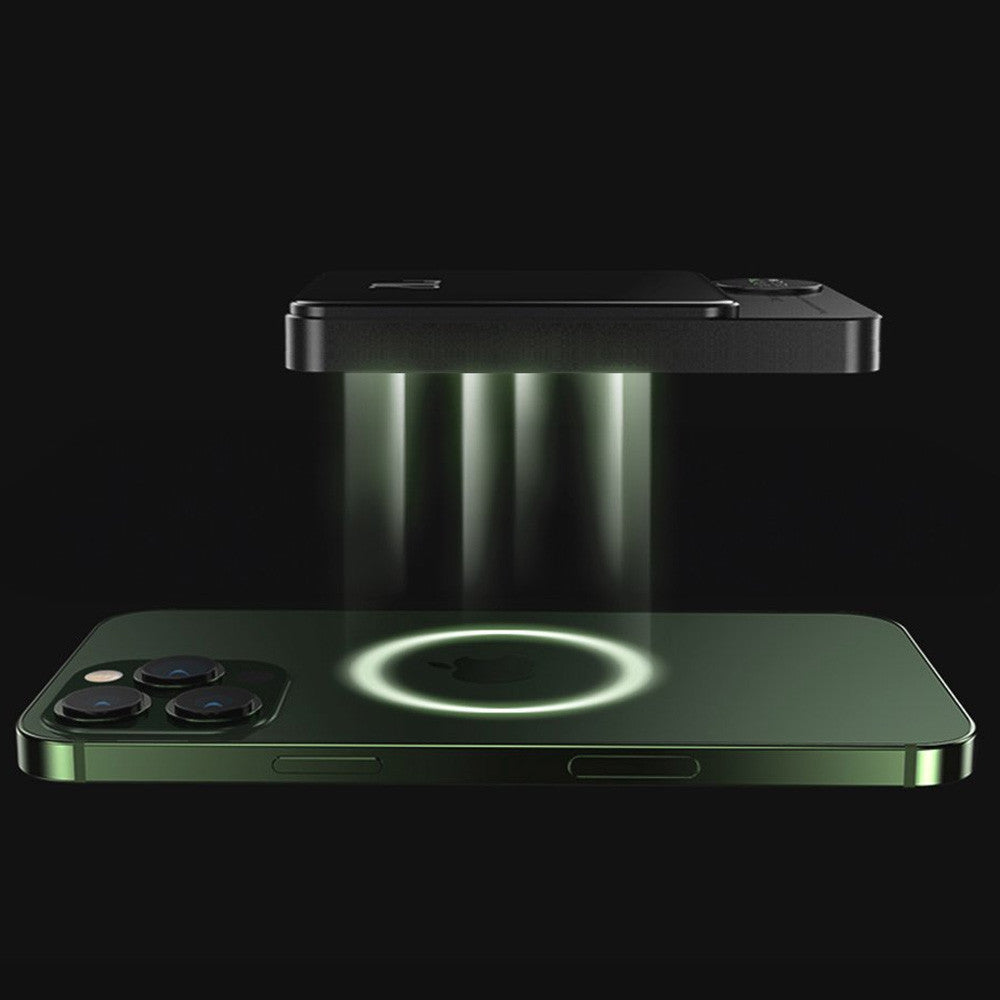 Повербанк бездротовий 20W, 10000 mAh, MagSafe, Чорний / Магнітний павербанк / УМБ / Портативний повер банк