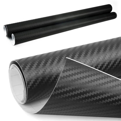Карбонова плівка 3D, 30х150 см, 1 рулон / Самоклеюча плівка карбонова для авто / Захисна плівка для авто