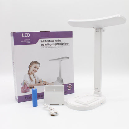 Акумуляторна лампа світлодіодна 48LED, 5W, 1963, Білий / Настільна LED-лампа / Сенсорна лампа для навчання