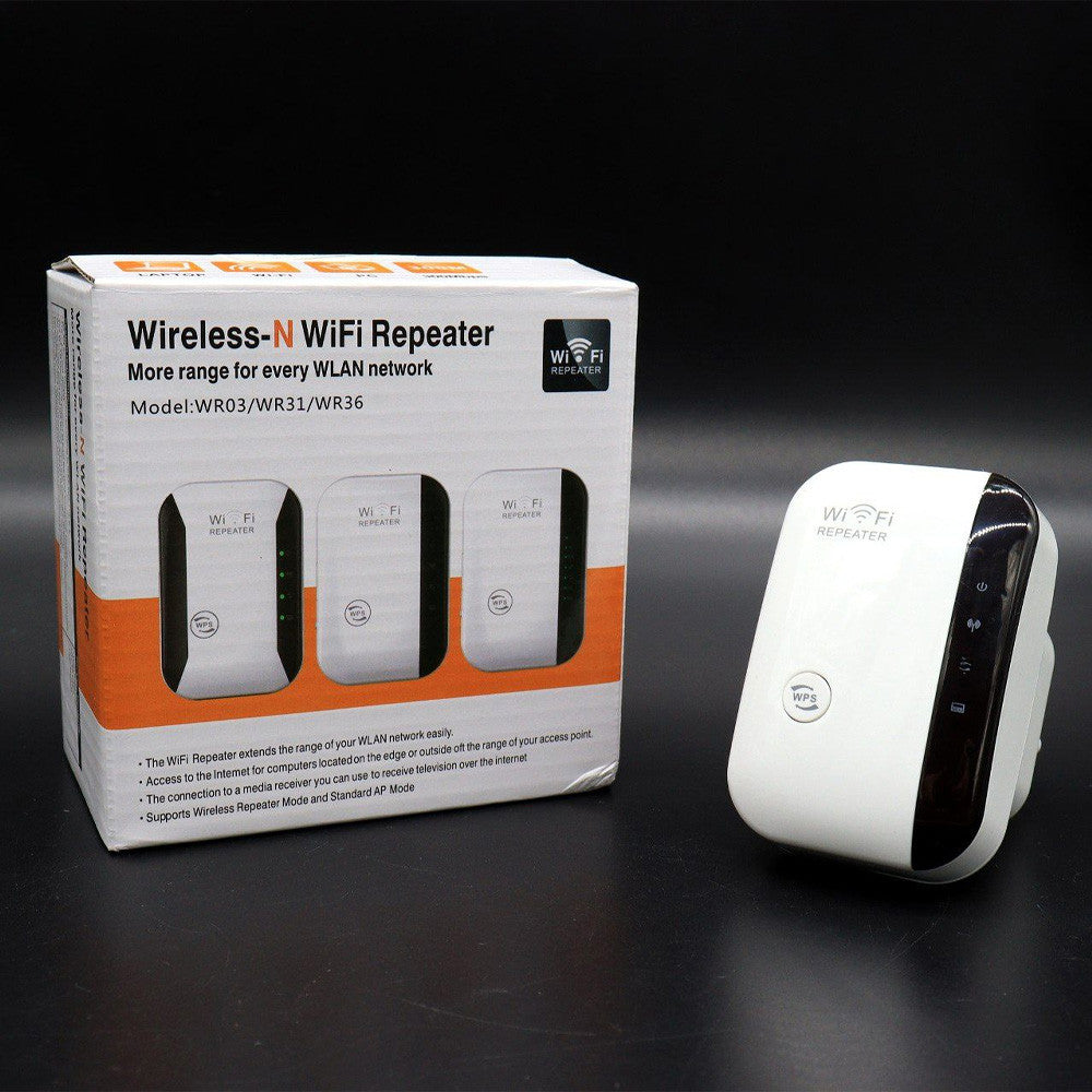 Підсилювач WiFi сигналу до 300 Мбіт/с, 2,4G, МТ02 / Бездротовий wifi репітер в розетку / Розширювач діапазону