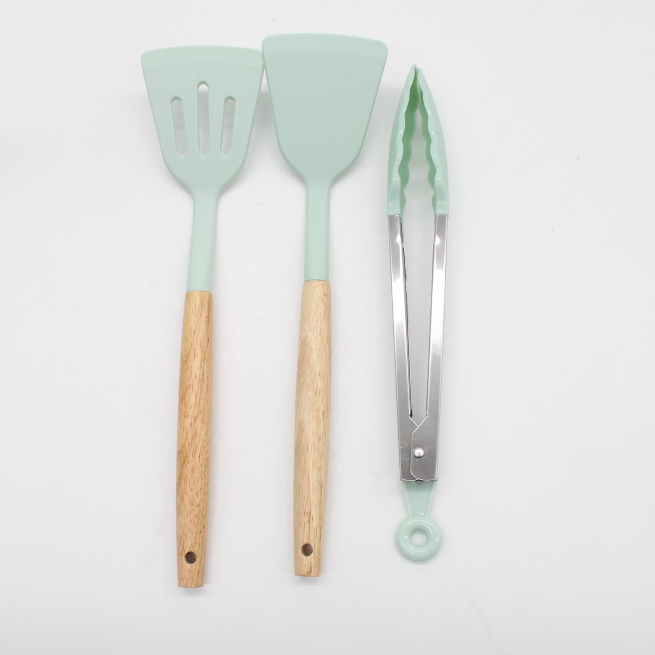 Набір кухонного приладдя 12шт Kitchen Set, / Кухонний набір силіконовий з підставкою