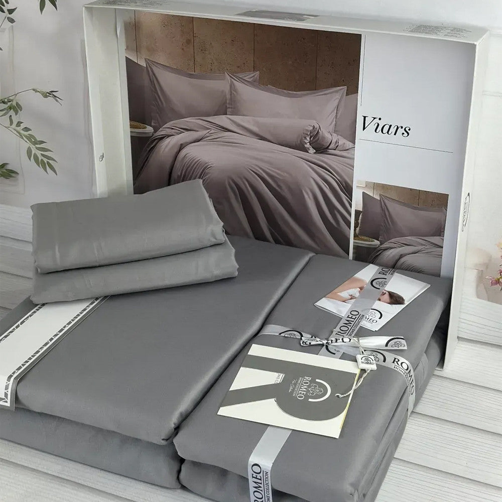 Постільна білизна з сатину, розмір Євро, Viars, Romeo home / Двоспальний комплект постільної білизни