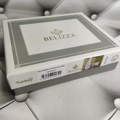 Набір рушників 2в1, 50x90см, 70x140см, Belizza BLZ Goldcase, / Комплект махрових рушників / Рушники для лазні