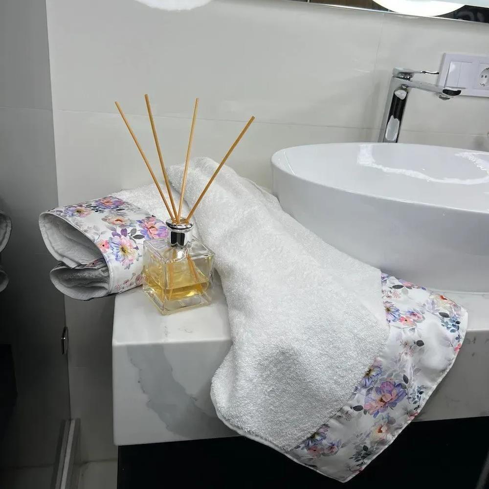 Набір рушників 2в1, 50x90см, 70x140см, Belizza BLZ Goldcase, / Комплект махрових рушників / Рушники для лазні