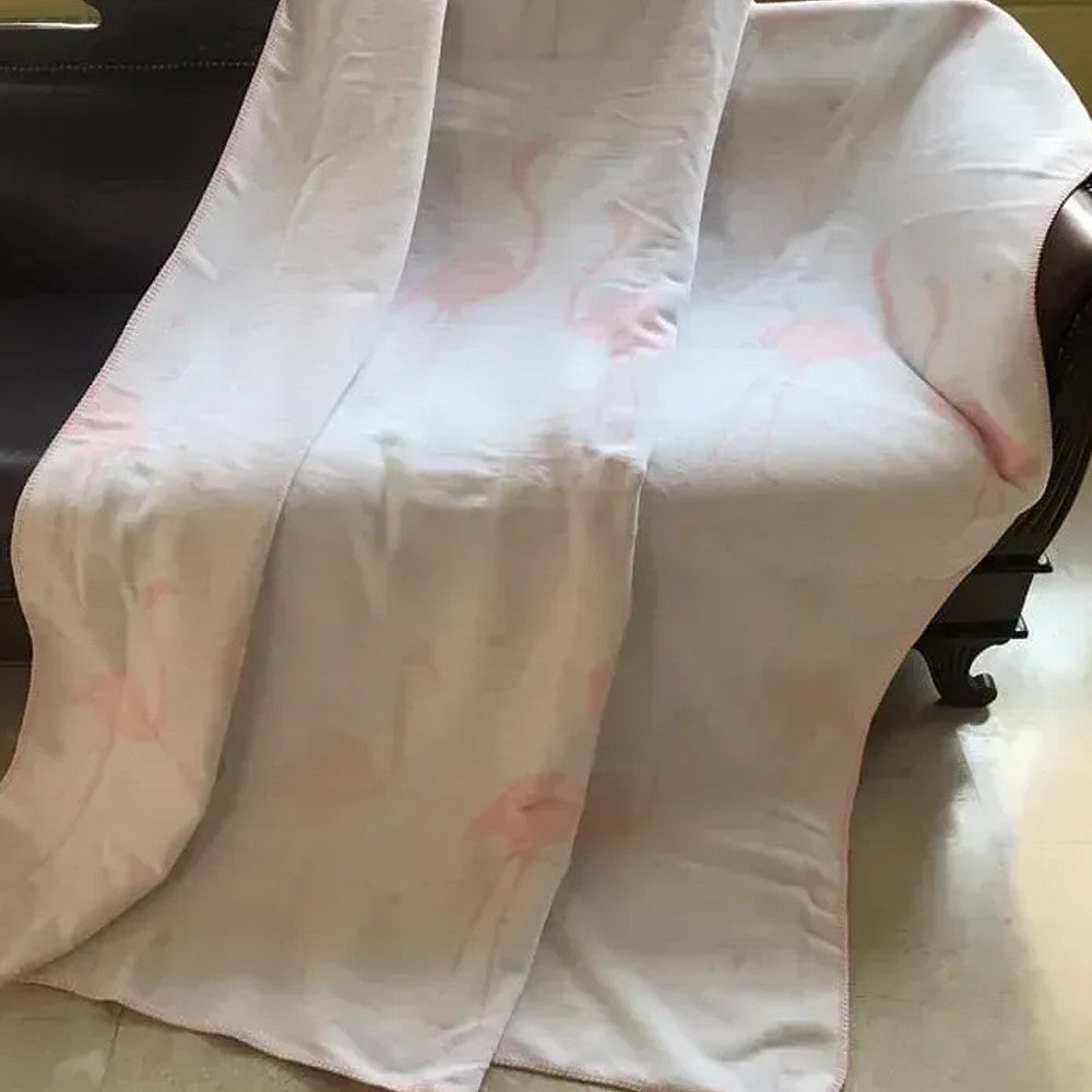 Плед бавовняний 200x220 см, Pelikan Pembe, Туреччина, Belizza / Бавовняний теплий плед / Плед-ковдра