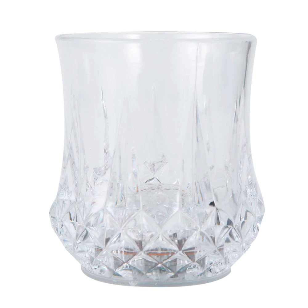 Склянка з LED підсвічуванням, 200 мл FLASH CUP, Прозорий / Склянка з підсвічуванням дна / Стакан, що світиться