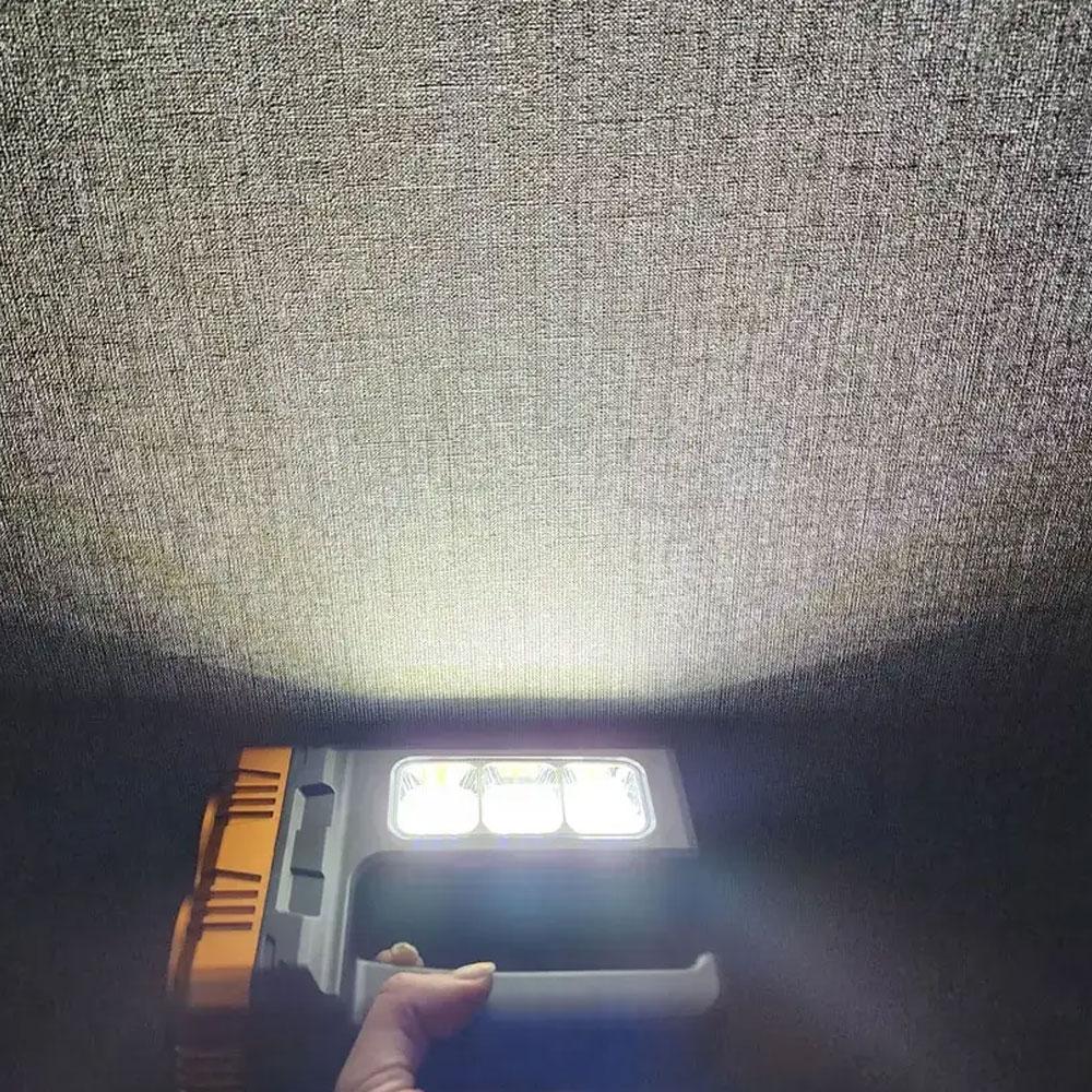 Світлодіодний акумуляторний ручний ліхтар з USB, BL 7701A COB, чорний / Світлодіодний ліхтар / Ручний ліхтар