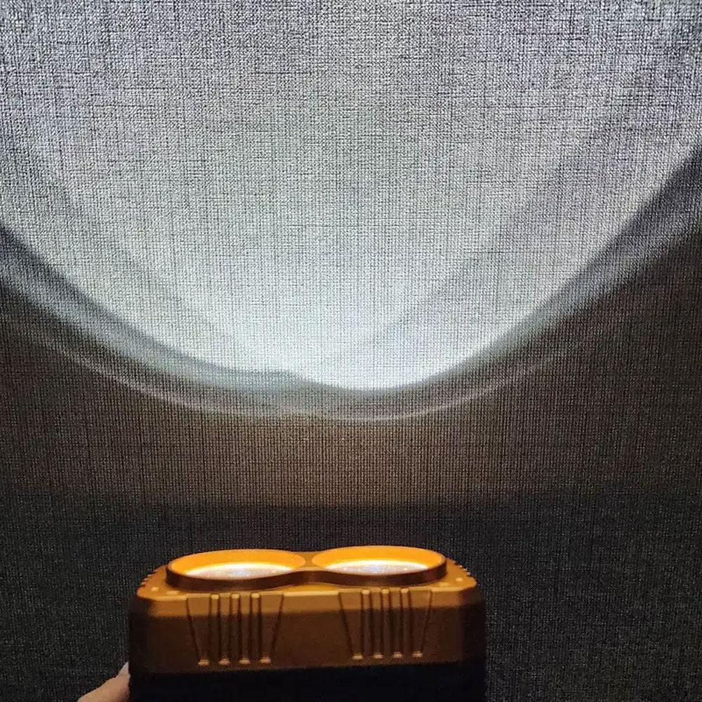 Світлодіодний акумуляторний ручний ліхтар з USB, BL 7701A COB, чорний / Світлодіодний ліхтар / Ручний ліхтар