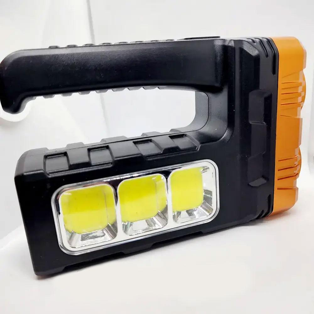 Світлодіодний акумуляторний ручний ліхтар з USB, BL 7701A COB, чорний / Світлодіодний ліхтар / Ручний ліхтар