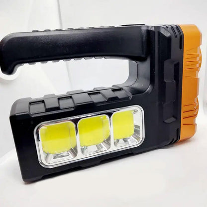 Світлодіодний акумуляторний ручний ліхтар з USB, BL 7701A COB, чорний / Світлодіодний ліхтар / Ручний ліхтар
