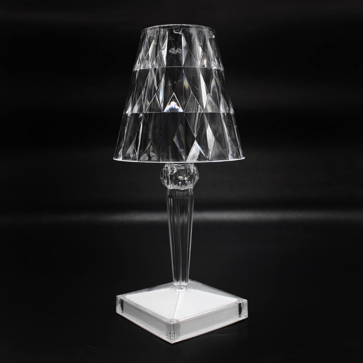LED світильник Crystal light із сенсорним керуванням, Прозорий / Настільна лампа нічник / Декоративна лед лампа