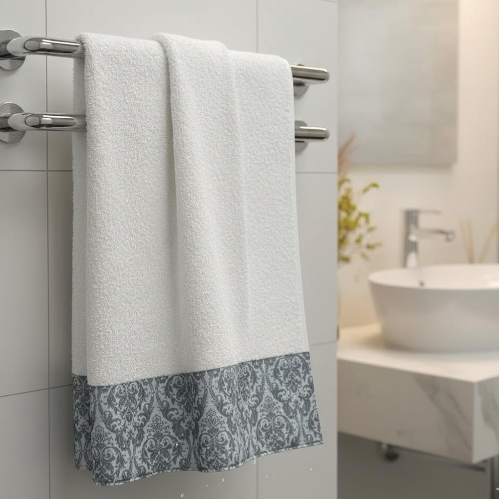 Набір рушників 2в1, 50x90см, 70x140см, Belizza BLZ Goldcase, / Комплект махрових рушників / Рушники для лазні
