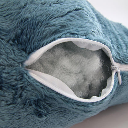 М'яка іграшка Акула, 140 см, Синя / Іграшка плюшева обіймашка / Дитяча іграшка подушка