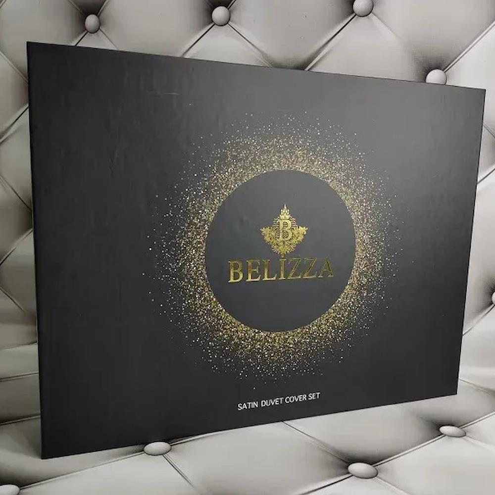 Сатинова постільна білизна, Євро розмір, Belizza Foresty / Постільна білизна бавовняна / Набір постільної білизни двоспальної