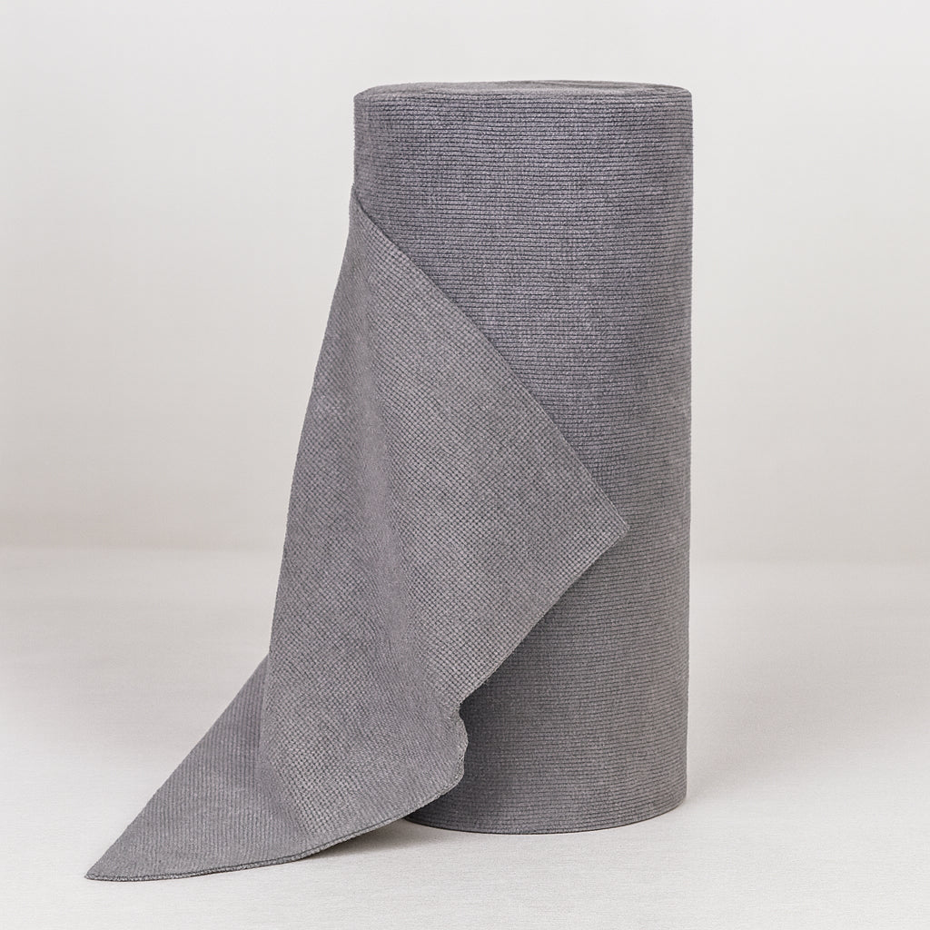Набір кухонних серветок із мікрофібри 20 шт, 25х25 см, в рулоні, Сірі / Багаторазові серветки для прибирання / Серветка відривна
