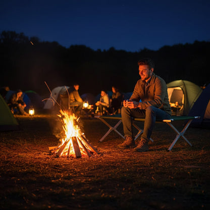 Розкладушка для кемпінгу до 120 кг, 189х60х45см, Зелене / Туристичне ліжко-розкладачка