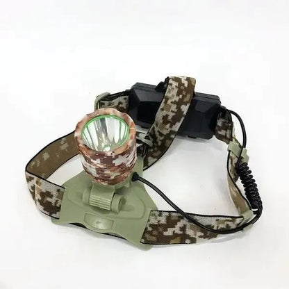Акумуляторний налобний ліхтарик з зумом, діод T6, USB, HeadLamp 50042, Хакі / Світлодіодний ліхтар налобний / Ліхтарик на лоб