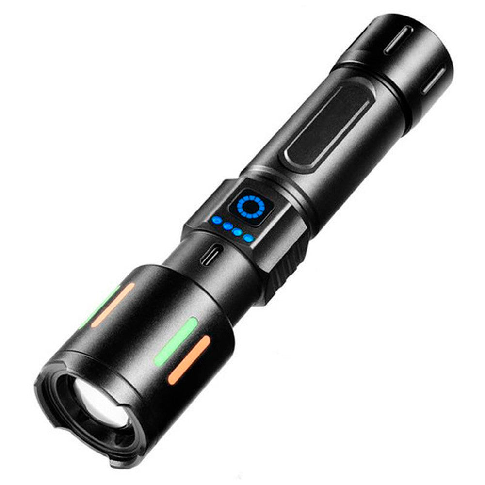 Ручний ліхтар акумуляторний від USB та батарейок Bailong PM10-TG LED / Ліхтарик світлодіодний / Ліхтарик на акумуляторі