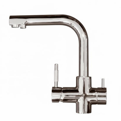 Кран на мийку з виходом під фільтр, хромований, 3/8" чи 1/2", GF-08 / Змішувач кухонної мийки / Кран для фільтра зворотного осмосу