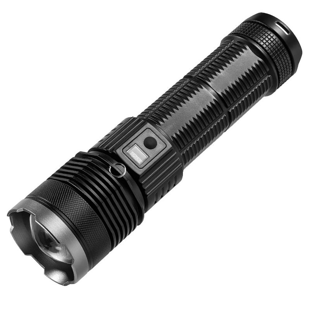 Ручний ліхтар акумуляторний 27х7 см, USB, BL-S-P66-TG, Чорний / Портативний LED-ліхтар / Світлодіодний ліхтарик / Ліхтарик ручний