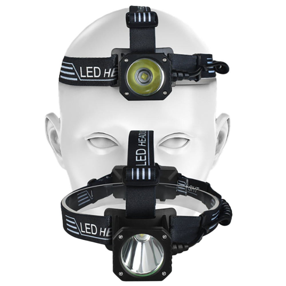 Налобний ліхтар акумуляторний, HeadLamp 50039, Чорний / Ліхтарик налобний / Світлодіодний ліхтар на голову